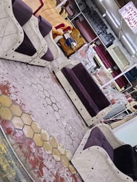 كنب سبع مقاعد • مستعمل نضيف • العزيزيه باب الحاره