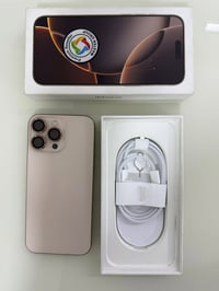 آيفون ١٦ برو ماكس • ٢٥٦ • بطارية ١٠٠٪