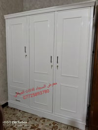 تصميم كناتير خشب سنديان والداخل صاج صبغ اوف وايت                   معر...