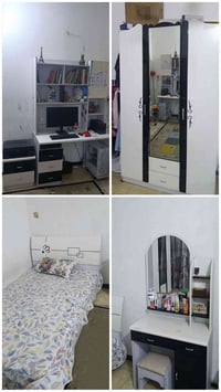 غرفة نوم شبابية • ٨ قطع • مع الدوشك