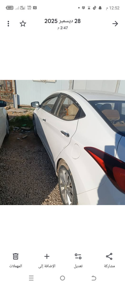 السلام عليكم سياره النتره موديل 2014 خليجي السياره نضيفه ومرتبه احله من الصور بعد السياره باسمي مكاني حله الاسكان قرب مستشفى الجمهوري للتفاصيل اكثر اتصل
***********
