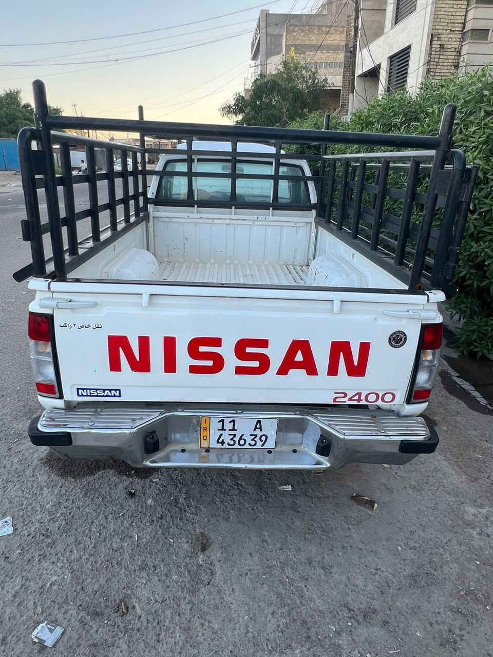 السلام عليكم للبيع بيكم نيسان شبوط ياباني مديل. 2002.  محرك. 2400بلاد.   مكفوله من ضربه وكص وتبديل فقط صبغ صفحتين اثر جرد.     كير اكسن حداد.  جدد.  تخم تاير.  محجر تفصال بوري. 5 جنكال.     سياره جديده دواخله.  السعر. 85 ورقه.  مكاني بغداد.    ***********.  بسمي بغداد سنويه لل30.  مجدده.   اتصل وتدلل
