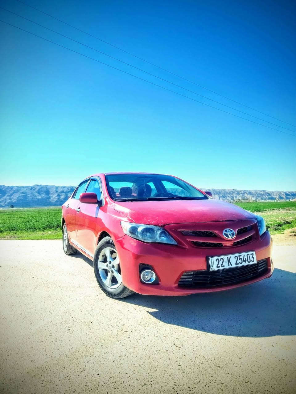 كورلا وارد أمريكي
موديل 2011
سياره مال جناي وحلوه حيلل 
رقم اربيل دولي سنويه ل 27 وهزه جديدة
سياره مكفوله من صبغ بيه ملاحظات فقط .
محرك 1800 شرط
صدر أمامي جديد
صدر خلفي جديد
كهربائيات شغّالة بالكامل
السيارة داخل وخارج فول نظافة 
المكان صلاح الدين الشرقاط 
للاستفسار:
📞‏‪0780 092 5771‬‏ ‏‬‏
