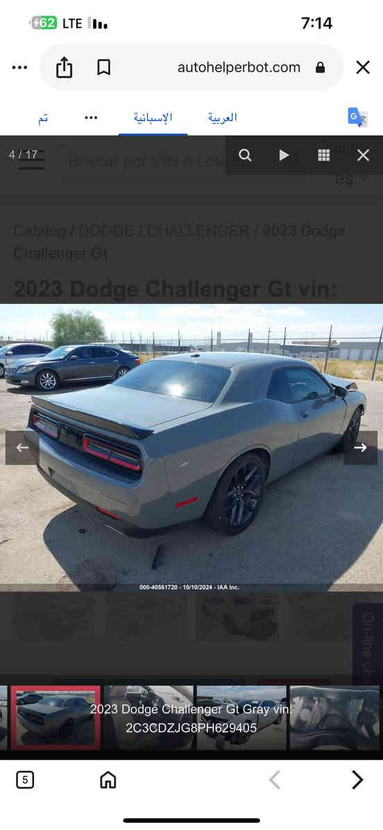 سلام عليكم جالنجر 23 الحادث مرفق السعر 190 شراي اتصل. مكان بغداد المدائن ما عجبك المنشور اعبرة للستفسار *********** ماشيه 15 ميل
