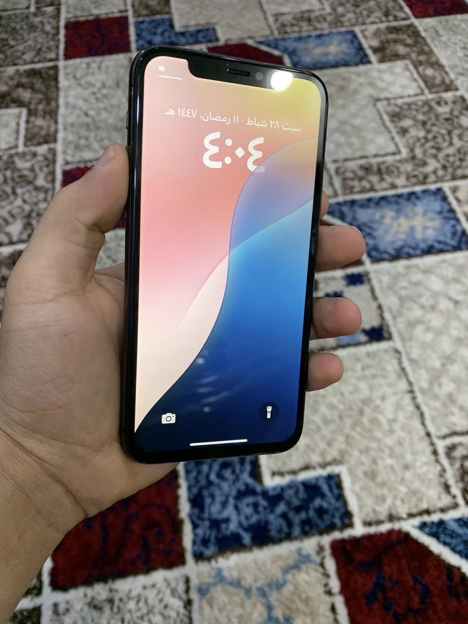 السلام عليكم ايفون 11 برو ذاكره 64 باتري 74 لجهاز مبدل شاشه فقط شرط طبق الاصلي رقم واحد فيس ايدي  شغال كامرات شرط رقم واحد لجهاز شرط لفحص اي خلل مابي سعر 190 رقم*********** اسيا ***********
