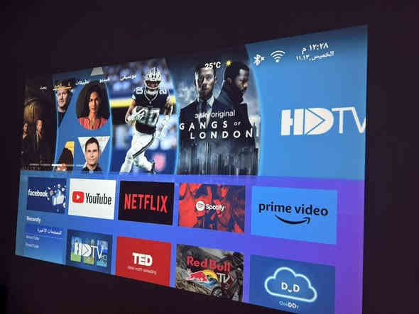 الفخامة WEWATCH S3 صورة والصوت ولا غلطة 
يشتغل حتى بوجود الضوء مع الضمان الفحص  وضمان شهر استبدال 
سمارت نضام الاندرويد 9

500 Ansi 

التباين 20000:1

دقه 1080 تدعم 4k

يربط مع ايفون و اندرويد 

عمر العدسة 30 الف ساعه 

فوكس كهربائي عن طريق الريمونت

صورة بحجم عملاق تصل الى 300 بوصة 

جديد اوبن بوكس كمية محدودة 
الجهاز بيه ضمان شهر كامل في حال وجود اي خلل يتم الاستبدال 
سارع بل حجز عبر الخاص او واتساب 
***********
