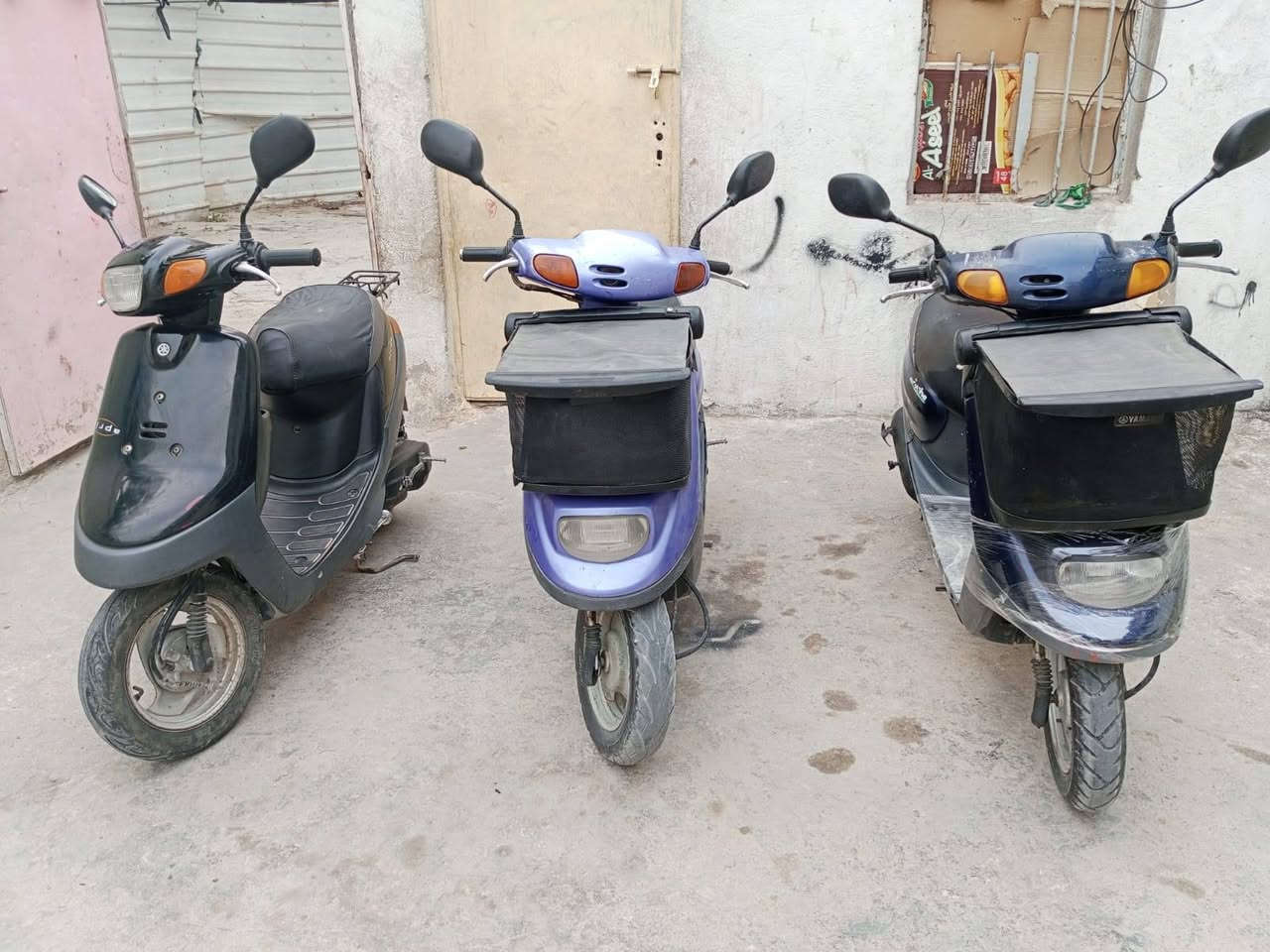 *********** يا الله بسم الله الرحمن الرحيم دراجات منغولي 2003 محركات ما مفتوحه دراجات كله شغال العنوان كربلاء حي الغدير الدراجات كل واحده سعرها 350 وبين مجال للشراي العنوان كربلاء حي الغدير
