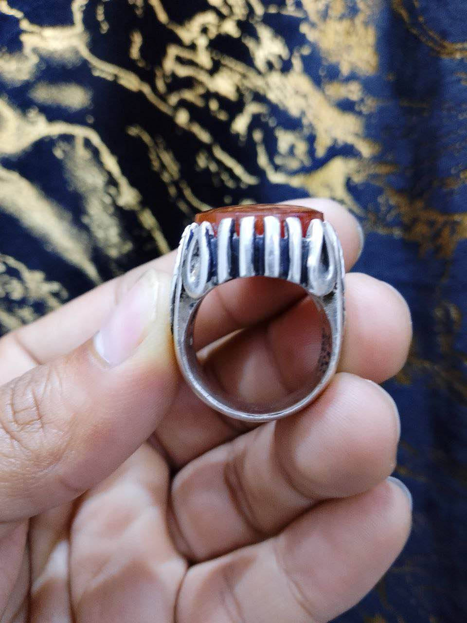 اللهم صل على محمد وال محمد 
خاتم عقيق يماني احمر خشن
قطعه في منتهى الجمال والروعه
صياغه حماده vip فضه عيار 990
مقاس الخاتم 23
يوجد توصيل جميع المحافضات⁩ البصرة, العراق


**إذا كنت صاحب هذا الإعلان وتريد حذفه لأي سبب، رجاءا أرسل رسالة إلى الدعم الفني**