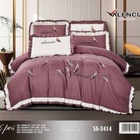 لحاف نفرين صيفي متكون 6 قطع  4وجه مخده +لحاف+تلبيس دوشك وبسعر بلاش (45...