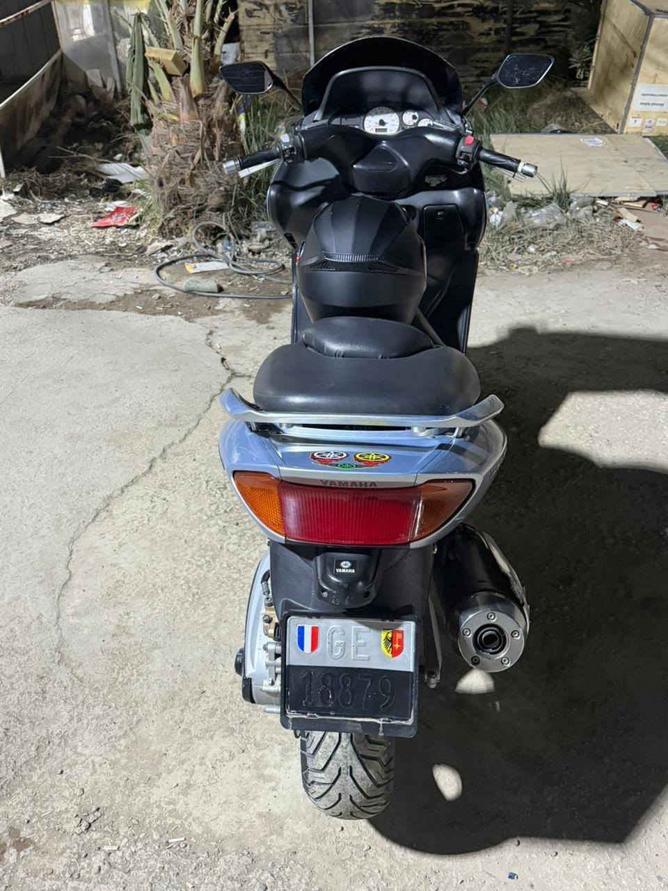 سلام عليكم تيماكس 500 2007 محرك مكفول 
الدراجه جديده كهربائيات شغاله 
السعر 15 وبيها مجال قليل العنوان 
بغداد الدوره ابودشير ***********
