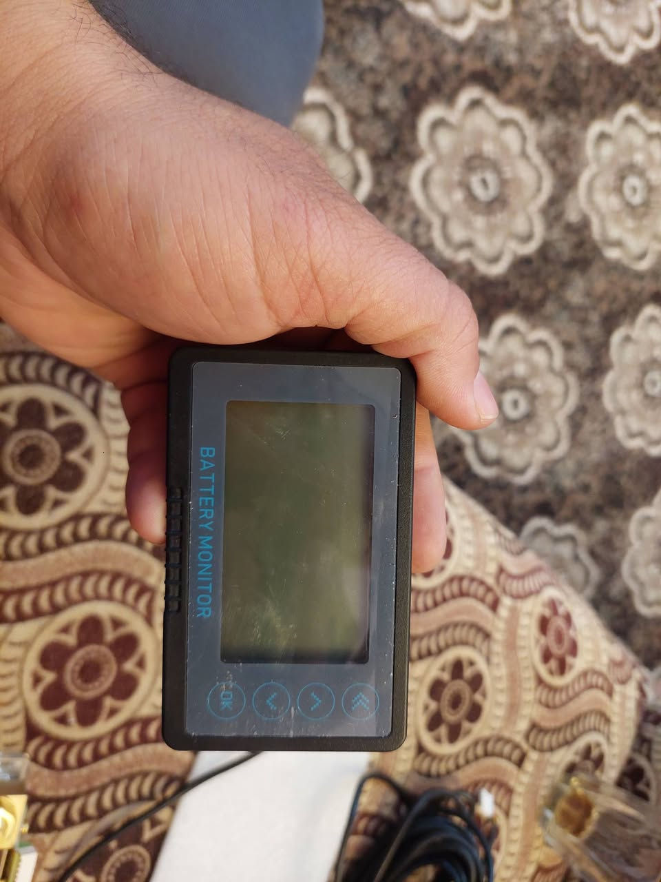 متوفر شاشة احترافيه ودقيقةباتري ميتر  تنربط على اي بطارية لقرأة المعلومات الامبير والواط والفولت وتيار الشحن والسحب من البطارية خاصه اليثيوم وغيره اكثر من ١٥٠ فولت و٥٠٠ امبير  براغي وبازبار ثقيل من النحاس السعر ٣٥ الف


**إذا كنت صاحب هذا الإعلان وتريد حذفه لأي سبب، رجاءا أرسل رسالة إلى الدعم الفني**