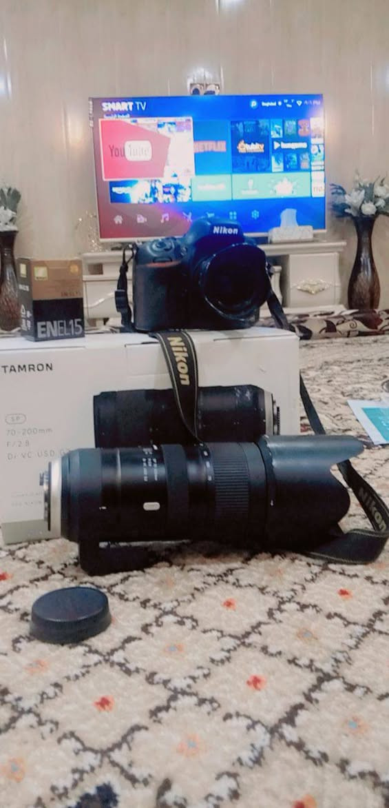 كامرة D800 full frame 
عدسة تامرون 70-200 جديد فتحة 2.8
عدسة 50 ملم 
انطيني سعر حسب القناعة موصل, نينوى


**إذا كنت صاحب هذا الإعلان وتريد حذفه لأي سبب، رجاءا أرسل رسالة إلى الدعم الفني**