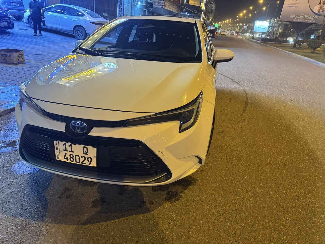 كورلا 2024
ماشيه ٥٥ 
السياره مابيها صبغ ولا حادث مكفوله 
مواصفات 
فتحه 
بصمه 
رادار 
ترحيب 
دخول ذكي 
توقف ذاتي 
اوتو هولد 
اوتو لايت 
وباقي المواصفات معروفه 
السعر ١٤٦ 
***********
