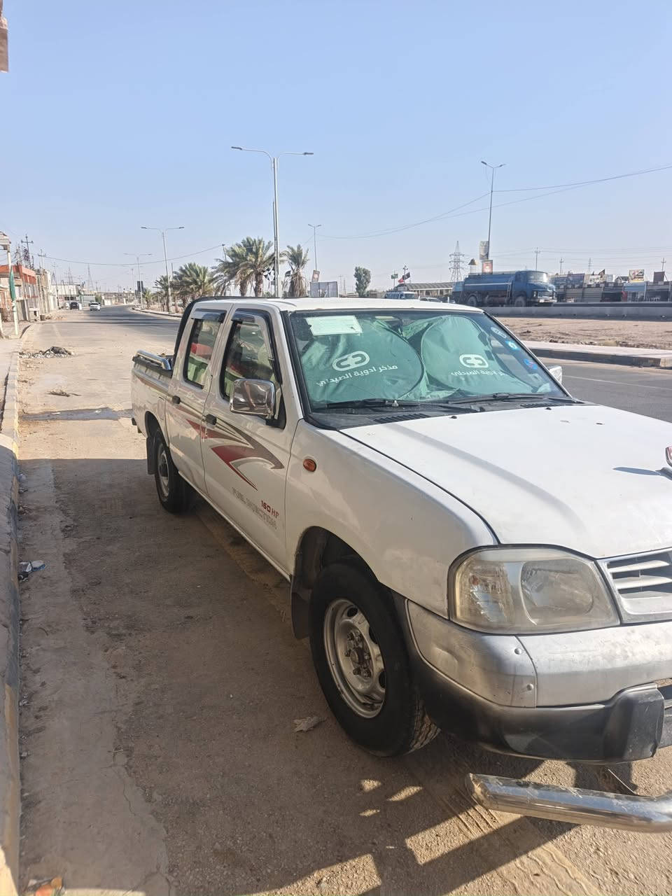 السلام عليكم 
بيكم شبوط 2008 
للبيع سياره خير من الله 
نقص حداديه وكمبريسر تبريد 
مكينه كير تايرات جدد 
رقم نجف 
سنويه جديده الى ٣١ 
السعر 85  وبيها مجال 
للستفسار  ***********
