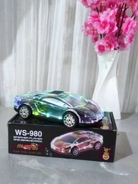 MP3 جهاز سبيكر  على شكل سيارة رهيييب😯 يشغلك الوان بنشرة داخلية اكثر من...