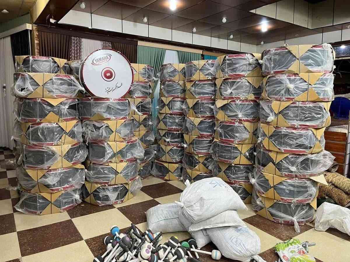 وجبه جديده من دمام تجهيز المواكب الحسينية
توفر قامات اشعه دمام بندرية صنج نقاره 
زنجيل دمام اطفالي 
والله لوتعرفون شكد نتعب حته نوفرلكم كل ماتحتاجو احنه بل خدمه 
***********
جمله مفرد
