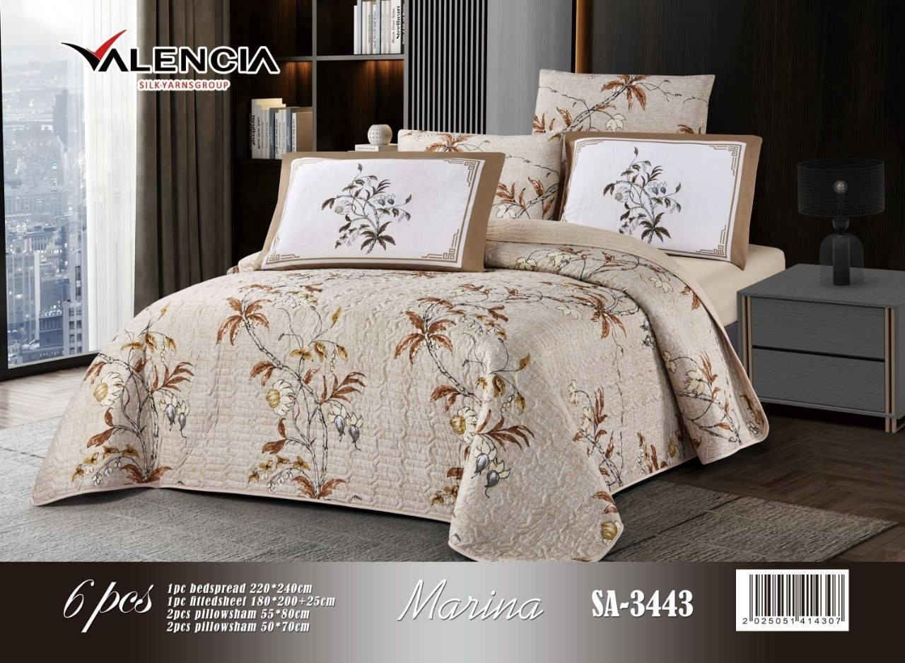 ✨🆕 جديد شركة شركة المنازل قسم المفروشات 🆕✨
من منتجات فالنسيا العالمية

💎 طقم فرشه مقرنصه نفرين 6 قطع – Marina
موديل: SA-3443

🛏️ محتويات الطقم (6 قطع):
✔️ مقرنص نفرين قياس 220×240 سم
✔️ ملاءة سرير قياس 180×200 + 25 سم
✔️ عدد 2 وجه مخدة قياس 55×80 سم
✔️ عدد 2 وجه مخدة قياس 50×70 سم

🌿 ألوان ثابتة لا تتغير
🌿 خياطة متقنة وتشطيب راقي
🌿 مناسب لكل الأذواق الهادئة والكلاسيكية

السعر 31 الف وتوصيل مجاني ✨
📍 متوفر توصيل مجاني في بغداد والمحافظات
📞 للحجز والاستفسار:
***********
