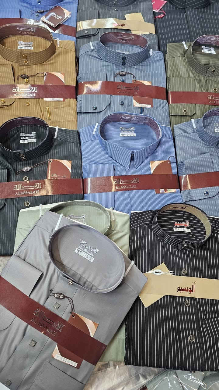 هلا والله زباين ابو حيدر
علمأ وصلت دشداشه رجالي معدني خام TR الاصلي شرط 

السعر #15الف 

  😍كل يوم موديل جديد وحصريأ
اليوم #الخامس  عشر    في رمضان 🤲ورمضان كريم 😍

يوجد #جمله_ومفرد 

العنوان
الموصل - حي الحدباء - سايدين الصورة - مقابل ماكولات فلافلجي قرب جامع رجبو

حرك السوك حرك ابو حيدر


**إذا كنت صاحب هذا الإعلان وتريد حذفه لأي سبب، رجاءا أرسل رسالة إلى الدعم الفني**