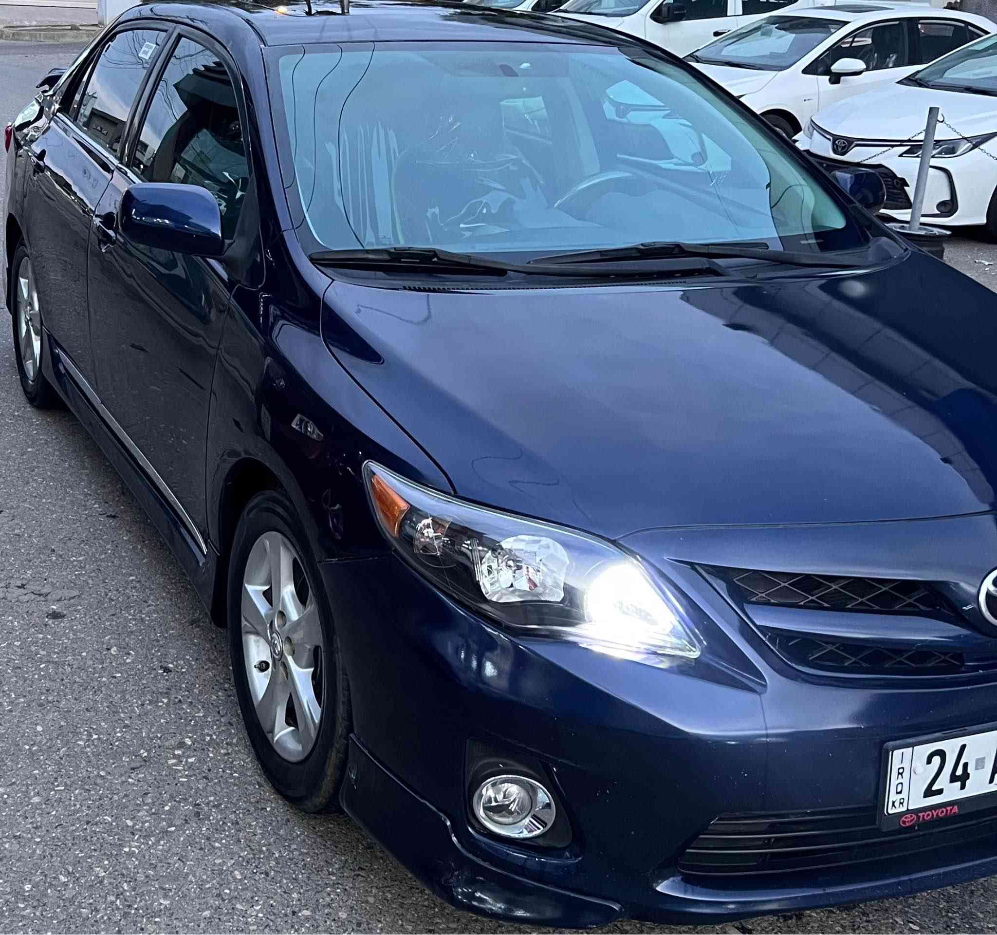 كورولا موديل 2011 وارد امريكي XSE فول موصفات 
سلايت كير توماتيك محرك المرغوب حجم المحرك 18
بيها 3 قطع بخ بدون دواخل بدون ارباك 
كير محرك شرط 
محرك مامفتوح ماشيه 187الف 
سبورت سلايت تبريد كهربائيات كلها شرط سعر112$ بيها شويا مجال شرط التحويل 
*********** دهوك, العراق
