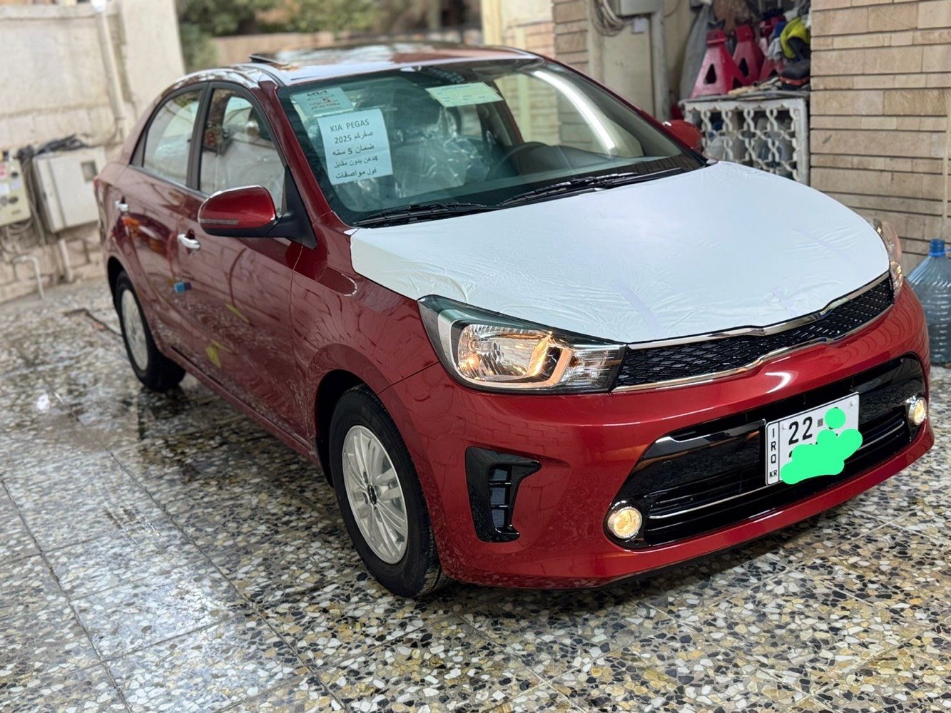 للبيع بسعر مناسب و لون مميزاحمر ماروني ❤️‍🔥❤️‍🔥 اخر قطعه 
كيا بيجاس موديل 2025 زيرووو صفر كيلو متر رقم
® أربيل الدولي الجديد
ضمان 5 سنوات او 100 الف و ٤ تبديلات زيت مجاني I

60) المواصفات
فتحة سقف
كشنات جلد
ويل كب
مكينة 1400
حساسات خلفية
شاشة كار بلي
كامره
لد نهاري
بلوجكتر
كروس سرعة
تحكم ستيرن
حساس تاير
دبل ايرباك
مكاني بغداد زيونه 

السعر 126 ورقه 

الاتصال ***********

***********