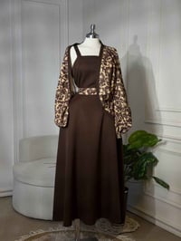 فستان وكنزة • دابل تركي • مقاسات ٣٨-٤٨