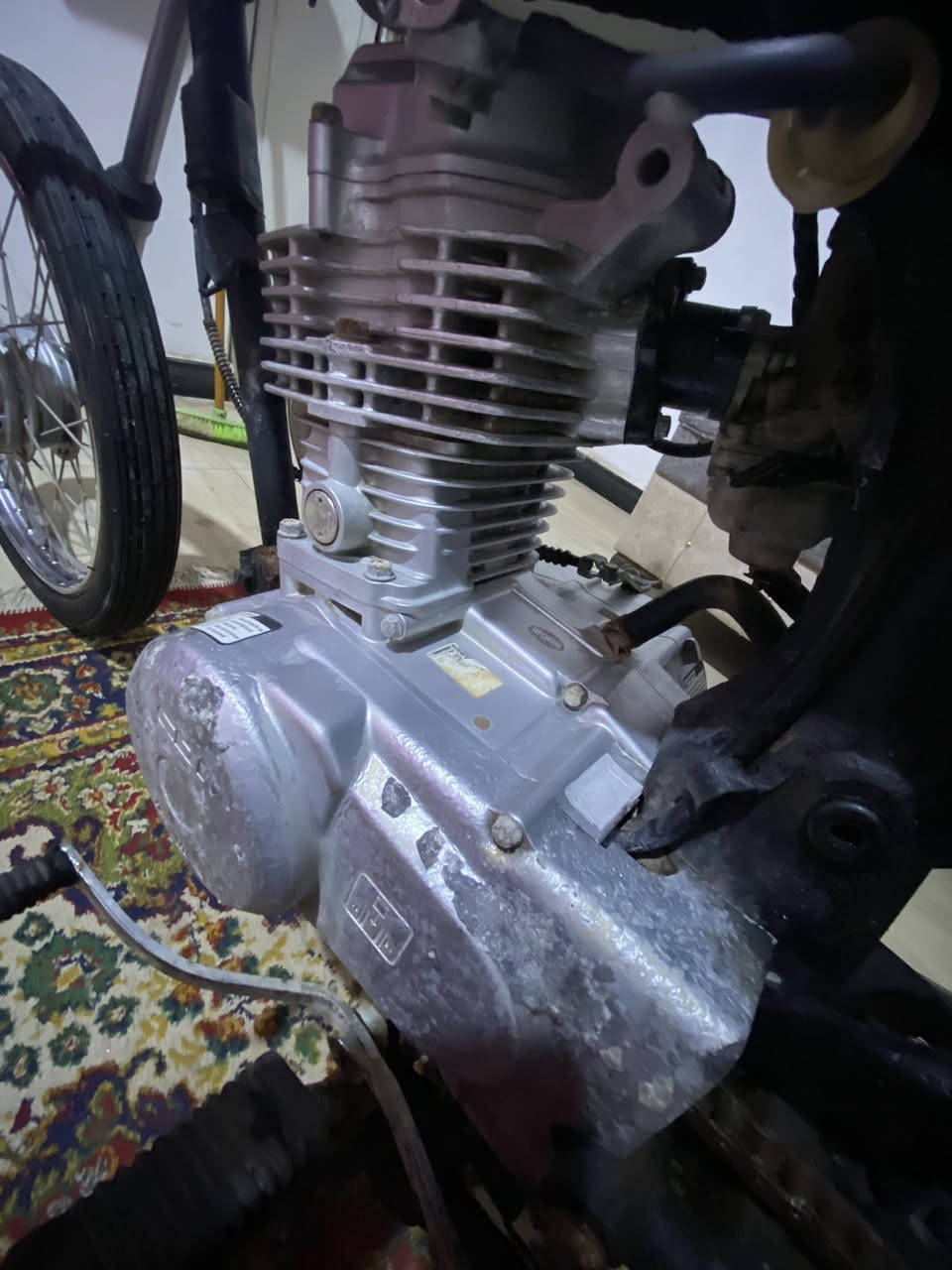 سلام وعليكم اخوان دراجه ادوات للبيع مديل ٢٣كفاله محرك برغي ما مفتوح خير من الله بس صفحت المغنطه طايح لونها نفس ما تشوف بصوره ماعليها اي شكال موجوده بسوك ب١٥الف عنواني بصره جزيره شط العرب سعر ٤٥٠قفل  رقمي ***********
