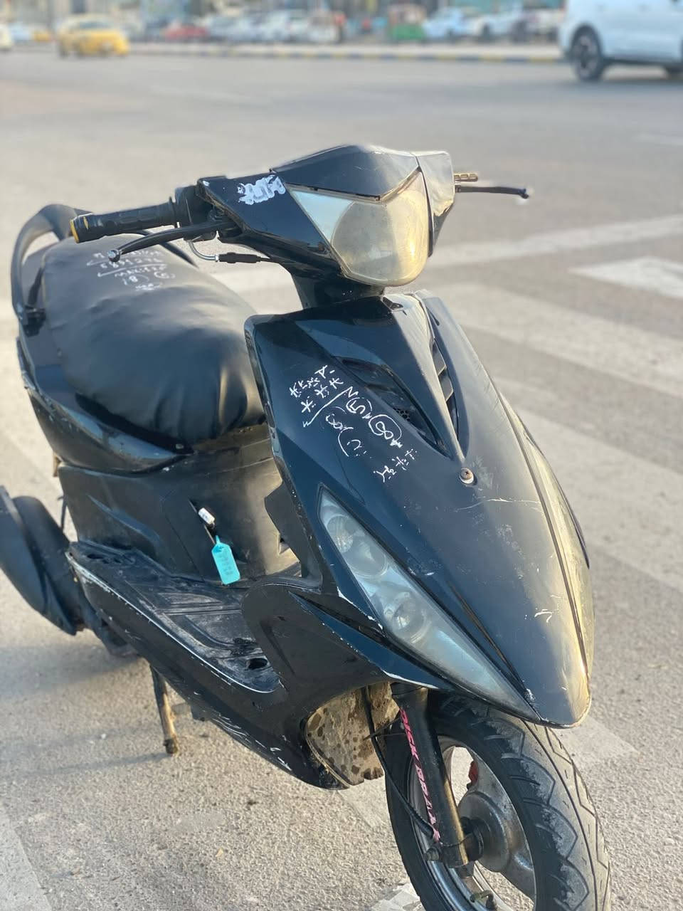 لسلام عليكم دراجه ماكس مضلع دراجه شغاله سلف هندر   كهربائيات اشاير دبل اشاره عالي ناصي كله شغال سعر 450وبيه مجال رقم *********** مكاني البلديات
