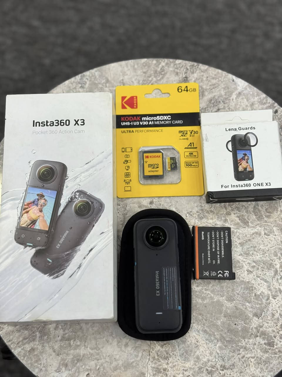 كامرا insta 360 x3 جديده جدا مع ملحقات كامله رام وبطاريه اضافيه وحماية عدسات وجنطه السعر 350 توصيل موجود كل العراق


**إذا كنت صاحب هذا الإعلان وتريد حذفه لأي سبب، رجاءا أرسل رسالة إلى الدعم الفني**
