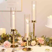 شمعدان • معدن ذهبي • ٦ قطع