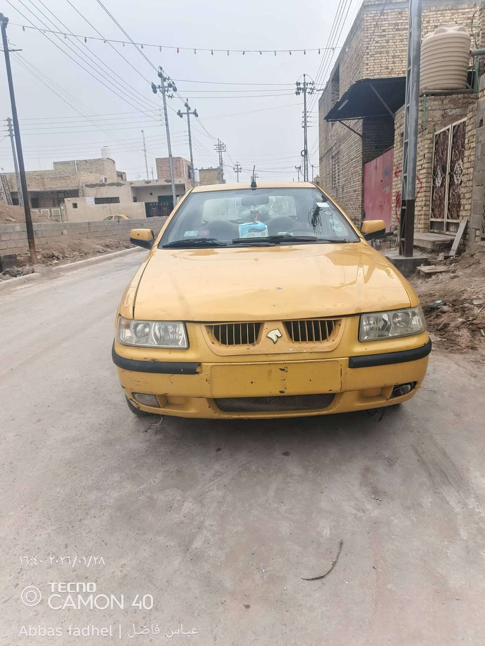 السلام عليكم سياره سمند موديل 11 كير جديد مكينه خير من الله تخم تاير جديد تبريد ثلج   سنويه صاقطه نهايه ال23 للبيع او المراوس ***********
