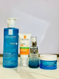 روتين بشرة دهنية • لاروش بوزيه • سيروم فيتشي