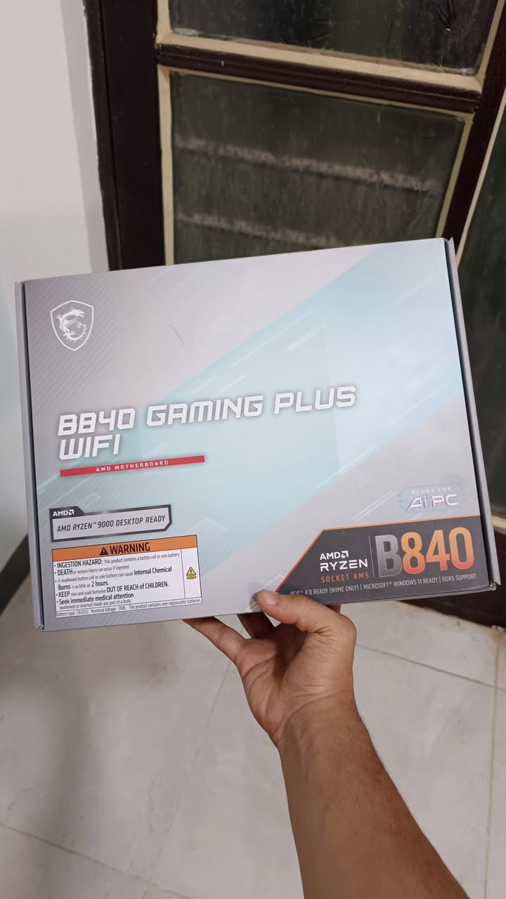 بيع قطع مستعملة نظيفة و شغالة ١٠٠%، اسعار قفل لاكن بي مجال للشراي
Ram Trident Z 5 RGB 6000MHZ 32GB (16*2) DDR5   
٥٥٠ الف 

Ryzen 5 9600x CPU 
٢٧٠ الف 

MSI B840 GAMING WIFI PLUS MOTHERBOARD
٢٧٠ الف 

Radeon RX 7700 XT GPU 
٥٥٠ الف 

Samsung SSD 970 EVO Plus 1TB 
٢٠٠ الف


**إذا كنت صاحب هذا الإعلان وتريد حذفه لأي سبب، رجاءا أرسل رسالة إلى الدعم الفني**