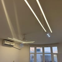ديكوراتى ره وه ز  عمل سقف مغربي  مع صبغ السقف والجدران عمل انارات LED ...
