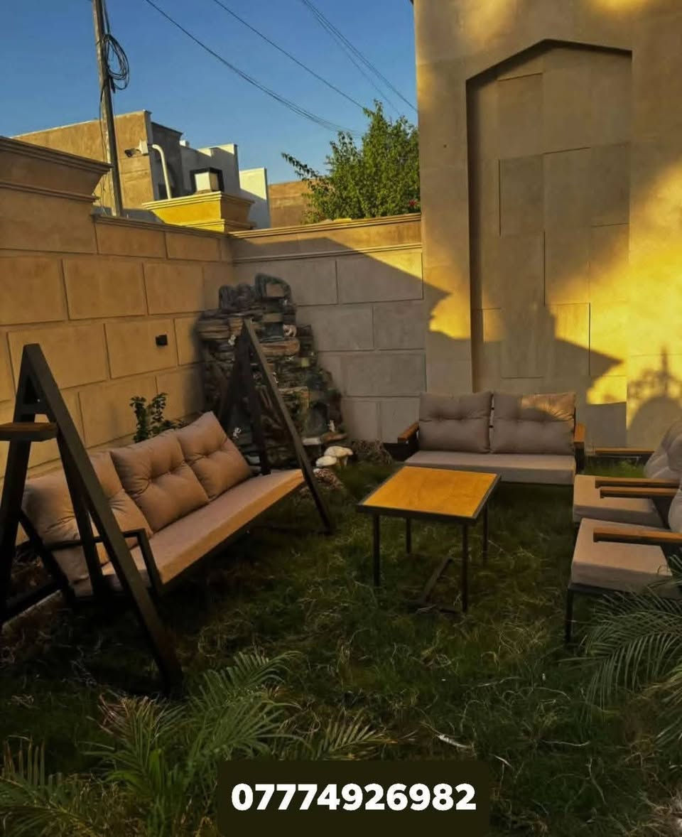 مراجيح  العاب مسطبات كراسي  منقلات شواء 
داخل الصفحه اكثر من 600 تصميم
ديالى /بهرز
شغل حسب الطلب الاسعار حسب الحجم والتصميم 
للاستفسار
مراسلة الصفحه أو
✅واتساب ***********
🔴توجد خدمة توصيل لجميع المحافظات
