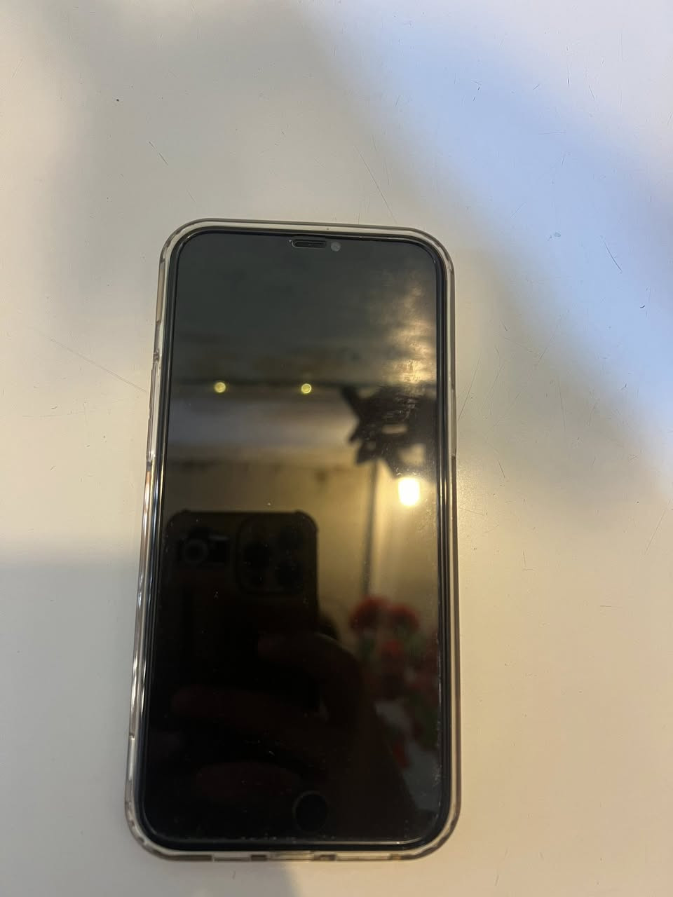 سلام عليكم ايفون ١٢ برو ماكس ذاكره ١٢٨ مرتب ونضيف كله شغال فيس ايدي كلشي شغال مابي نقص سعره ٣٥٠ وباقي تفاصيل خابرني ***********
