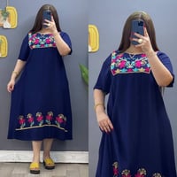 كشمير مطرز • مقاسات 2XL-5XL • درزن 6 ألوان