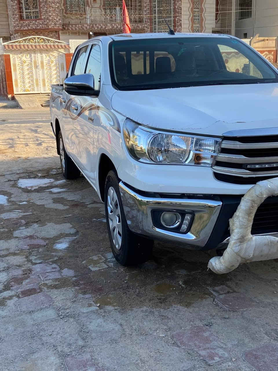 ‏هايلوكس للبيع موديل 24 ‫نص فول ماشي 40 مكفولة  كفالة عامة مكان السياره السماوه رقمي ***********
