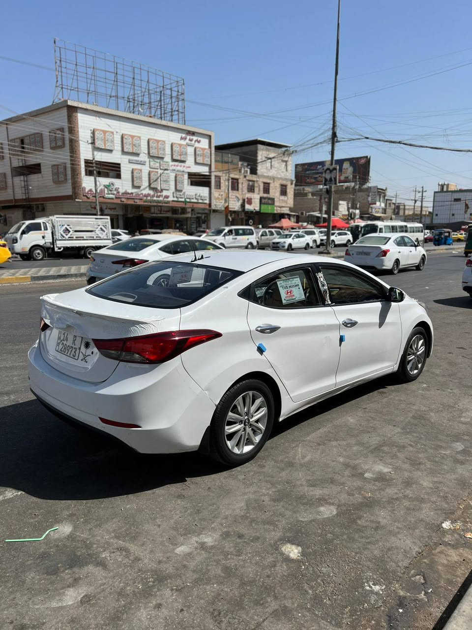 السلام عليكم النترا 15 خليجي فول مواصفات ما عدا البصمه محرك 1800 كفاله من الضربه والمعجون فقط رشت صبغ خشم البنيد ودحجه بالدوسه من جهت العبري واضحه بالصوره
+تكشير بالصبغ بسيط
***********
