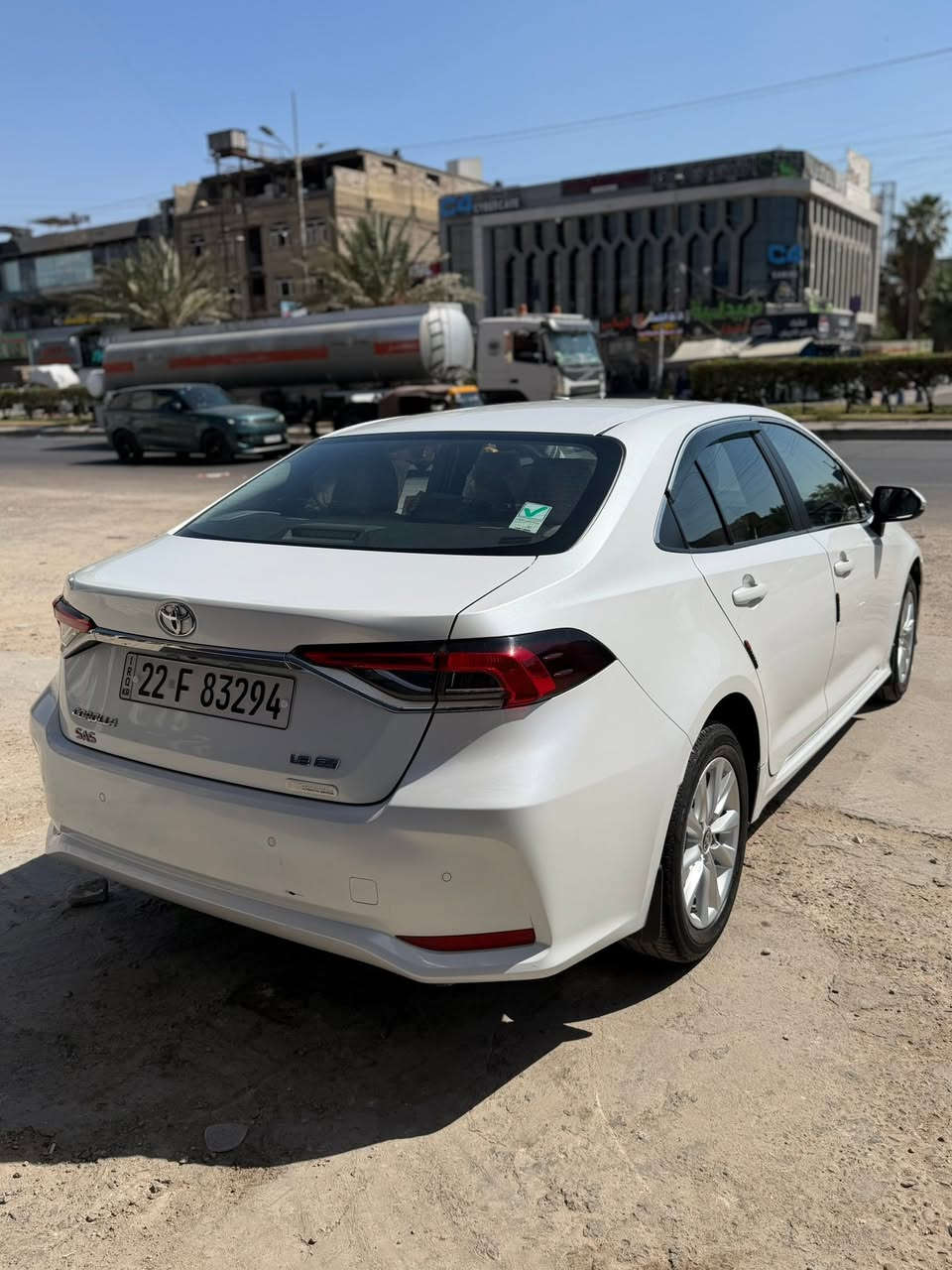 كورلا 2023  (ساز  ) خليجي
مكفولة كفالة عامة
بانزين فقط ياباني الصنع ام الضمان 
🚦رقم أربيل  بسم شركه 
    ماشيه  68 الف كيلو     
محرك 1800 بانزين
بصمه + دخول ذكي
 نظام الترحيب عند الاقتراب  
حساس استشعار عند الاقتراب
تبريد قطعتين 
نظام القيادة (سبورت + عادي)
كيجات ديجتل شاشه 
شاشه نفكيشن + كامره خلفيه دواره
 حساسات امامية+خلفية
مانع نزلاق
 شحن USP
تبريد بيانو شاشه 
اشاير مري 
مري شفط 
ويل كب حجم 16 عدد5
حساس اطار + حساس لايت عالي وناصي اوتو + حساس مطر 
تحكم سترين كامل 
 العنوان📍 بغداد شارع فلسطين
 السعر :172 وبيه مجال
 
بغداد عالرقم***********☎️
