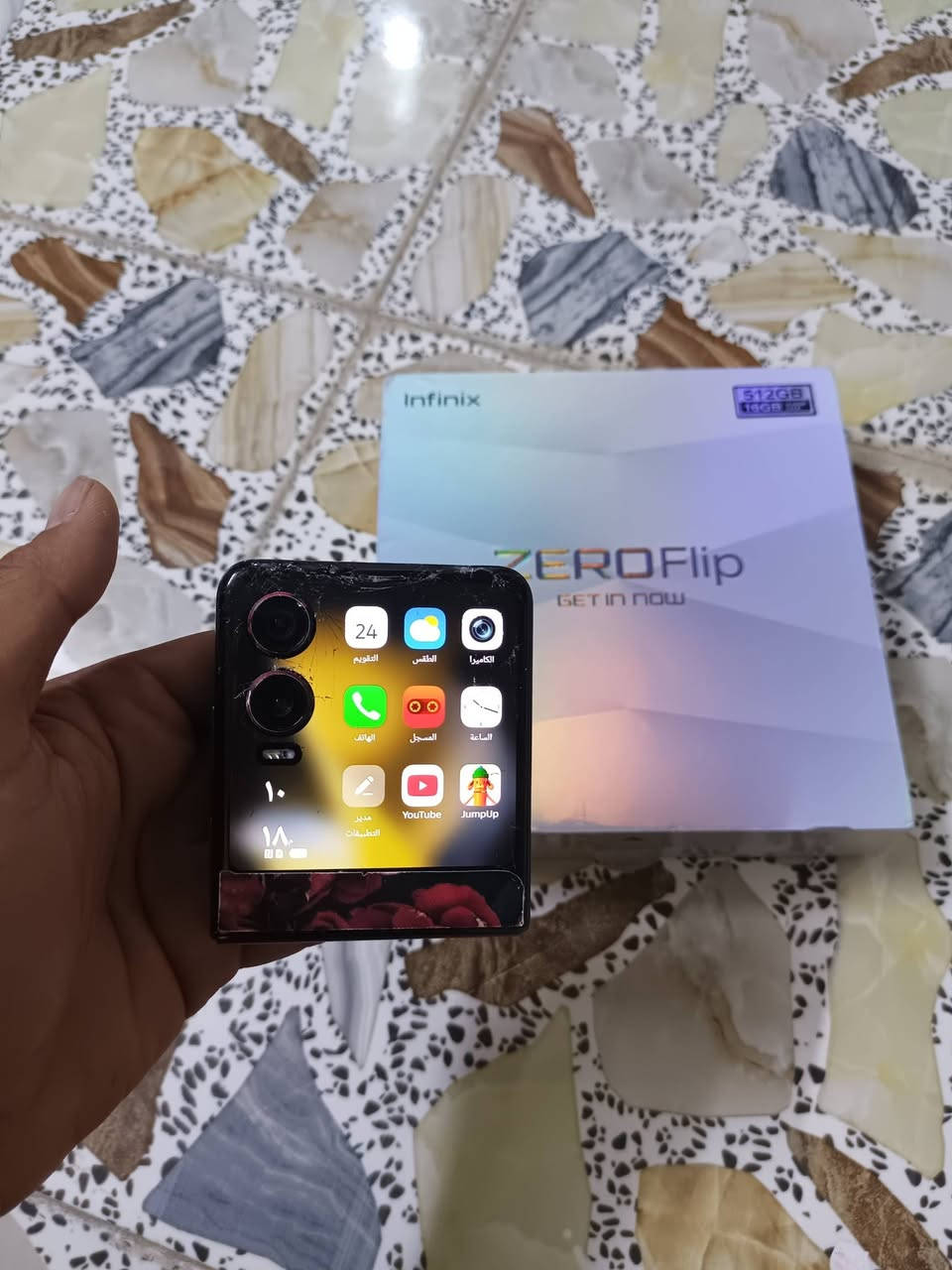 أنفنكس زيرو فليب نضيف مكفول مامفتوح شرط
شاشه مطوية امولد  مرتبة موضحه بالصور
وشاشة خلفية هم موضح كدامك
ذاكرة 512 عشوائيه 16 
جهاز مرتب كله شغال
يشغل 120 الى 90 فريم بوبجي 
ملاحظة نظافتة الجهاز كدامك وظهر بي فطر ومغلف 
بيع او مراوس سعره 450 
مكاني كربلا الجاير 
رقمي ***********
