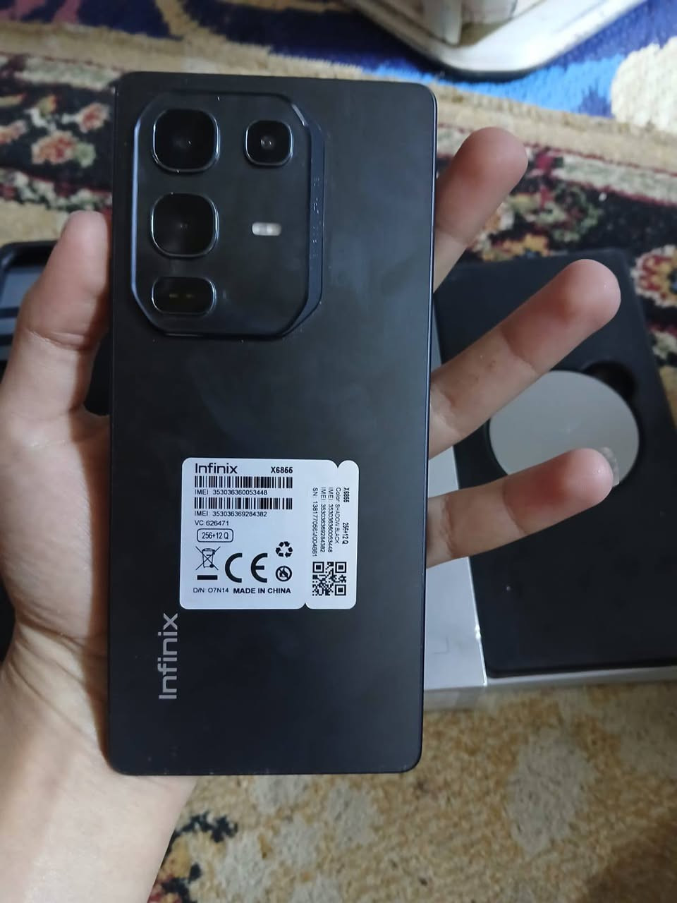 السلام عليكم
انفنكس نوت 50 برو الجهاز جديد لوك شخط مابي الله شاهد النظافه 100% احله من الصور الجهاز كامل ملحقات نقص بس شاحنه وسماعات باقي ملحقاته كامله والجهاز شوفت عينكم 
للبيع او مراوس ب تيكنو كامون ٤٠ برو فايف جي 
وذا بيع السعر 250 قفل بدون عمله عنوان بغداد حي اور
متواجد فيس واتساب 
***********
