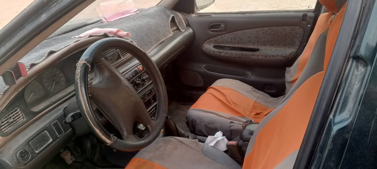 السلام عليكم كيا سيفيا موديل 97 محرك1600كير عادي رقم إنكليزي السعر 36 مكاني واسط ناحية تاج الدين 
الاتصال على الرقم ***********
