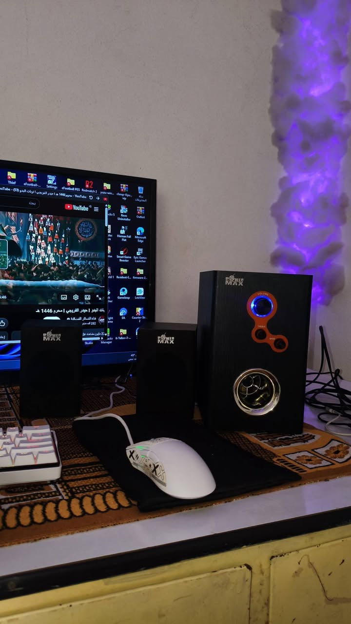 سستم صوت 180 درجه
مزاد من 20

مواصفات 1 مضخم bass + 2 دي جي 

ملحقات كامله كيبلات + كارتون 

رقمي ***********
