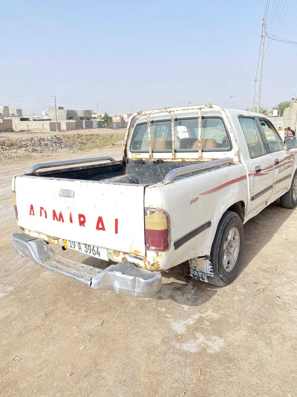 ادميرال رقم كربلاء  مـداور ثاني يوم 
سياره جاهزه مكينه وكير وحداديه 
الناصريه الدوايه السعر ٢٨ وبيها مجال 
***********
