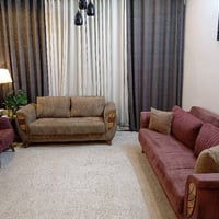 للبيع تخم تركي اصلي نظيف جدآ ١٠ مقاعد مخزن سرير هيكل حديد سبرنك ظهر وا...