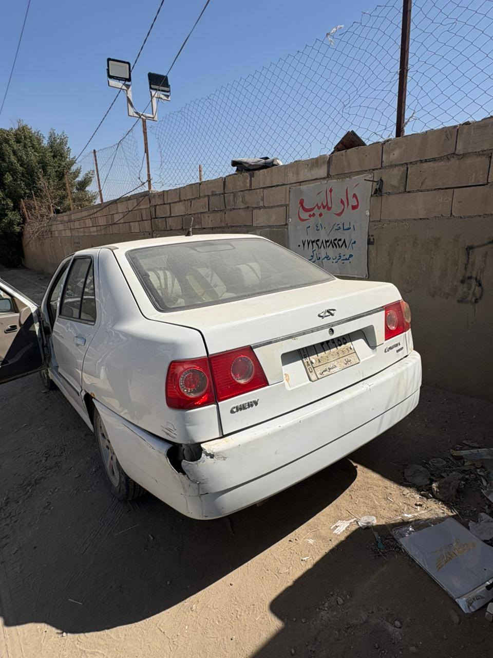 سلام عليكم
شيري كوين 2013 
سياره حلوه  تنباع على نفس الحادث 
الحادث كلش خفيف 
***********
مكان السياره  بابل
