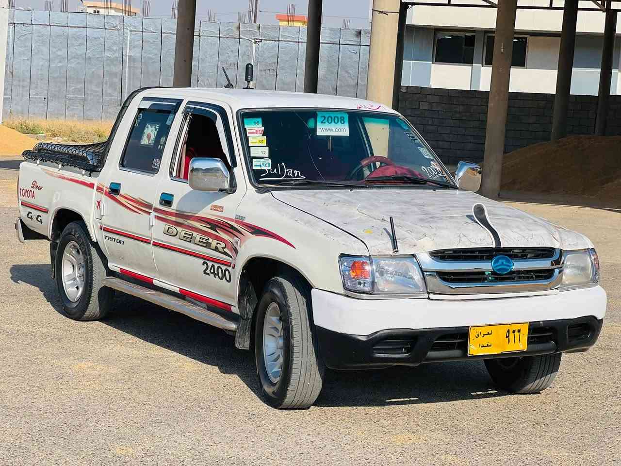 بابەت فرۆشتن 
دێر مۆدێل 2008مەنە فێسی ئەسڵی✅
دواو پێشی كەپسە بێ بۆیاخە چوار تایەو ویلی لۆكی لەبنە📦
گێڕ مەكینە ئەكسل بەشەرتی فیتەر ✅
*********** واتساپ ڤای بەر
