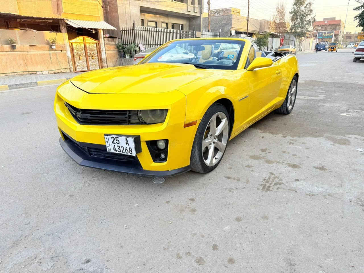 ***********
*********** للبيع
85 وبيها مجال
كمارو 2013  RT
تخم تاير ويل 20 كروم
صدر امامي خلفي جديد
مكينه وكير مكفولات 
باتري جديد
تدفئه تبريد
شاشاه وسستم صوت 
غرفه اول بارحه مدوشمه كلها للسياره
والسياره باسمي تحويل ثاني يوم
عنوان السياره بغداد الحسينيه / راشديه
شارع الجريخي قرب جامع اسد الله الغالب
