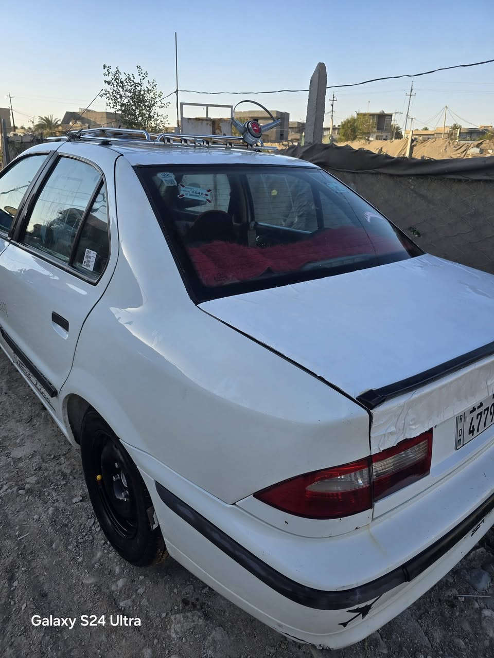 السلام عليكم
للبيع  سياره. سمند. موديل    2009   ابيض 
السياره. بسمي. تحويل ثاني يوم 
رقم بغداد. الجديد 
سياره  حلوه.  نظيفه. 
مكفوله. كير مكينه.  خير من الله.  
كشر. كلش. نظيف.مال جناي 
صدر جديد.   تخم تاير. جديد 
السعر. 44.  وبيهه مجال. قليل 
مكان السياره  ديالى الخالص 
  الهاتف ***********.
