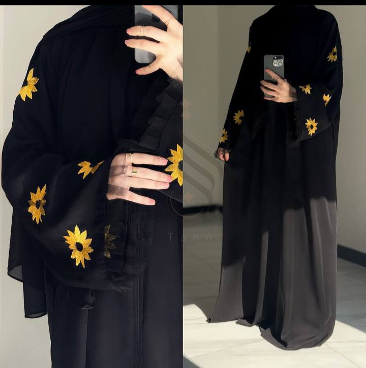 نانسي ستايل 🥰 
*اناقتك بتحكي من عنا
#السعرررررررر : 28$
عبايه زهره عباد الشمس 🌻  المميزه صارت متوفره عنا 

العبايه الاجمل والاروع قماش برادا اجنبي مكفووول  قطعه الجمال المصممه الك وبس 🔥
#مفرق / #جملة

اللون واحد اسود  🖤🌻

#قياسات  *.m.l.xl.xxl.xxxl*

من قياس 38 حتى 48
#متوفر #شحن #لكافة #الدول

شحن وتوصيل بعد ١٥ يوم انشاء شاء الله


**إذا كنت صاحب هذا الإعلان وتريد حذفه لأي سبب، رجاءا أرسل رسالة إلى الدعم الفني**